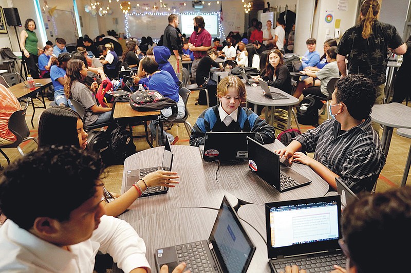 In one Arizona classroom, four teachers manage 135 kids — and love it