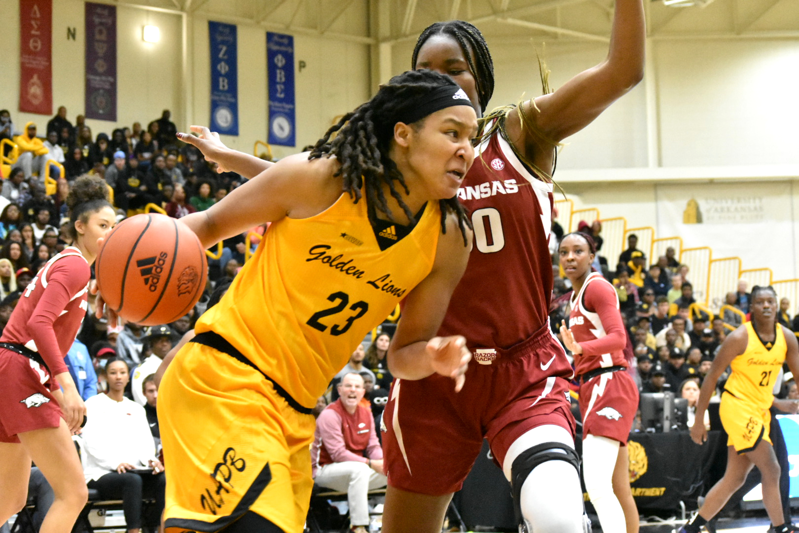 Lady Lions lose to Razorbacks 70-50, but play with heart