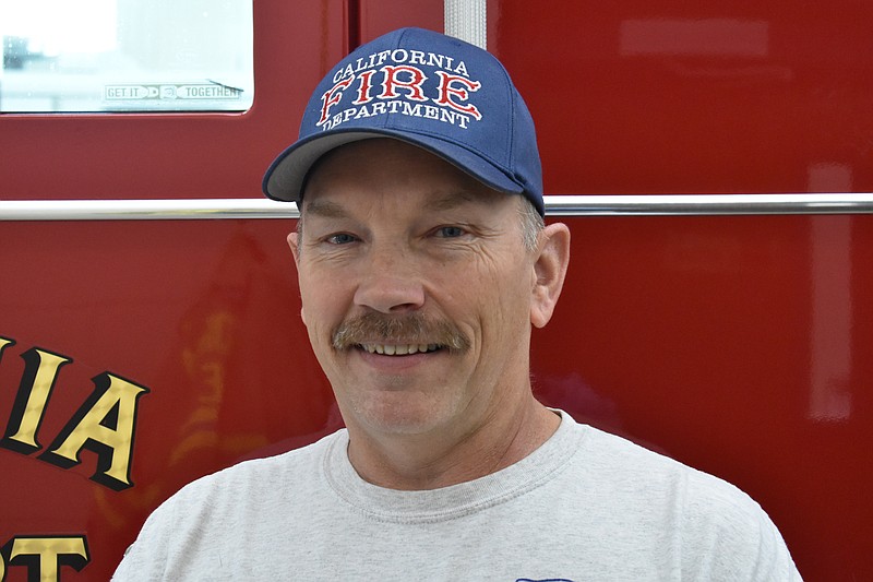 Democrat photo/Garrett Fuller — California Fire Department Chief Brad Friedmeyer poses for a photo Nov. 7, 2022, at the California Fire Department station.