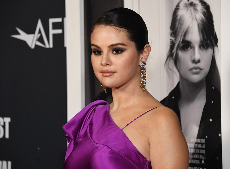 Selena Gomez attends 2022 AFI Fest’s showing of “Selena Gomez: My Mind & Me” at TCL Chinese Theatre on Nov. 2. “I almost wasn’t going to put this out. God’s honest truth, a few weeks ago, I wasn’t sure I could do it,” she told Rolling Stone magazine. (Getty Images/TNS/Jon Kopaloff)