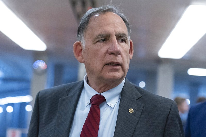 FILE - Sen. John Boozman, R-Ark., speaks on Capitol Hill in Washington, March 16, 2022. (AP Photo/Alex Brandon File)