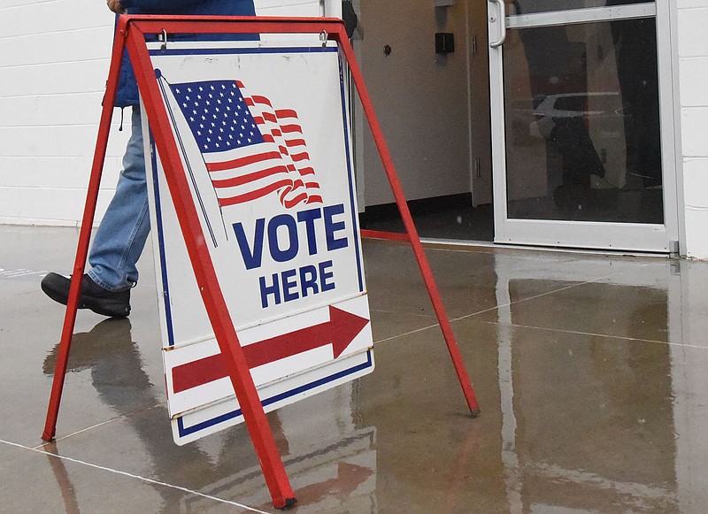 Voters in Rogers went to the polls on Tuesday. (File Photo/NWA Democrat-Gazette/J.T. Wampler)