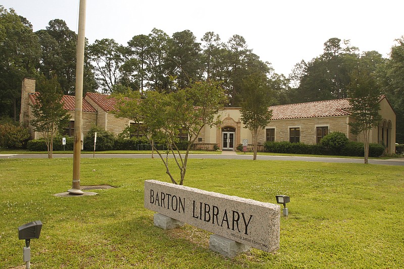 The Barton Library is seen in this News-Times file photo.