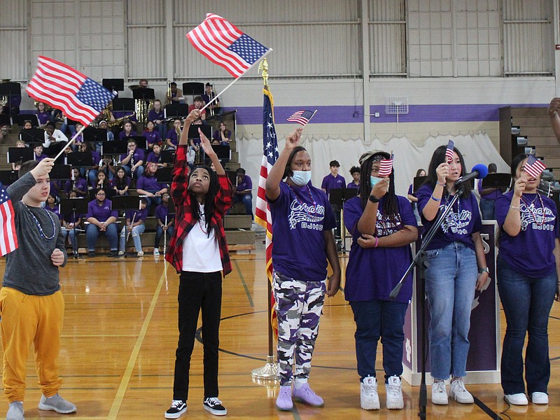 PHOTOS: BJHS Students Honor Veterans With Ceremony | El Dorado News