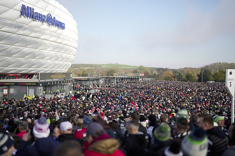 NFL game Tampa Bay Buccaneers vs. Seattle Seahawks at the Allianz Arena