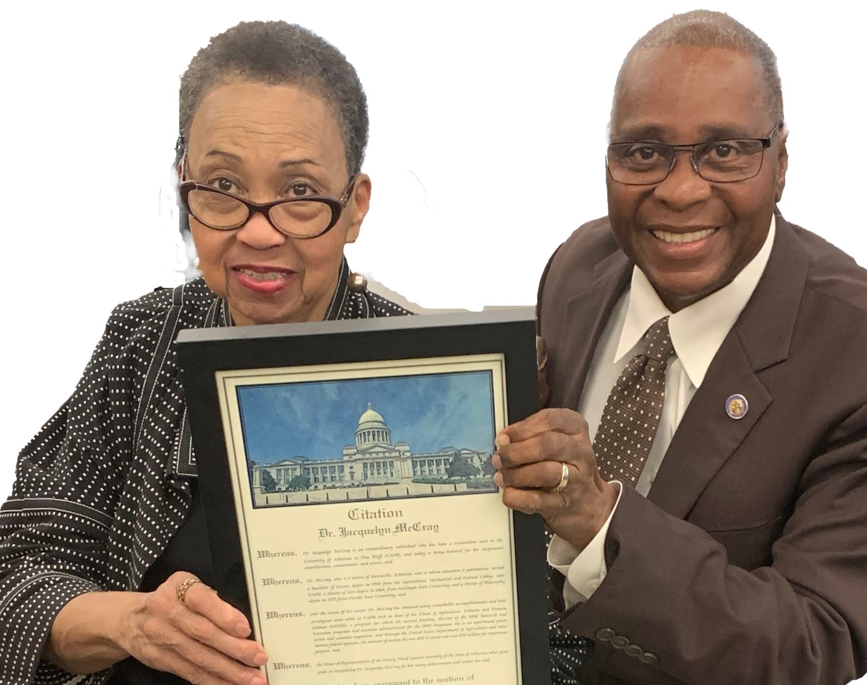 UAPB’s McCray honored for work