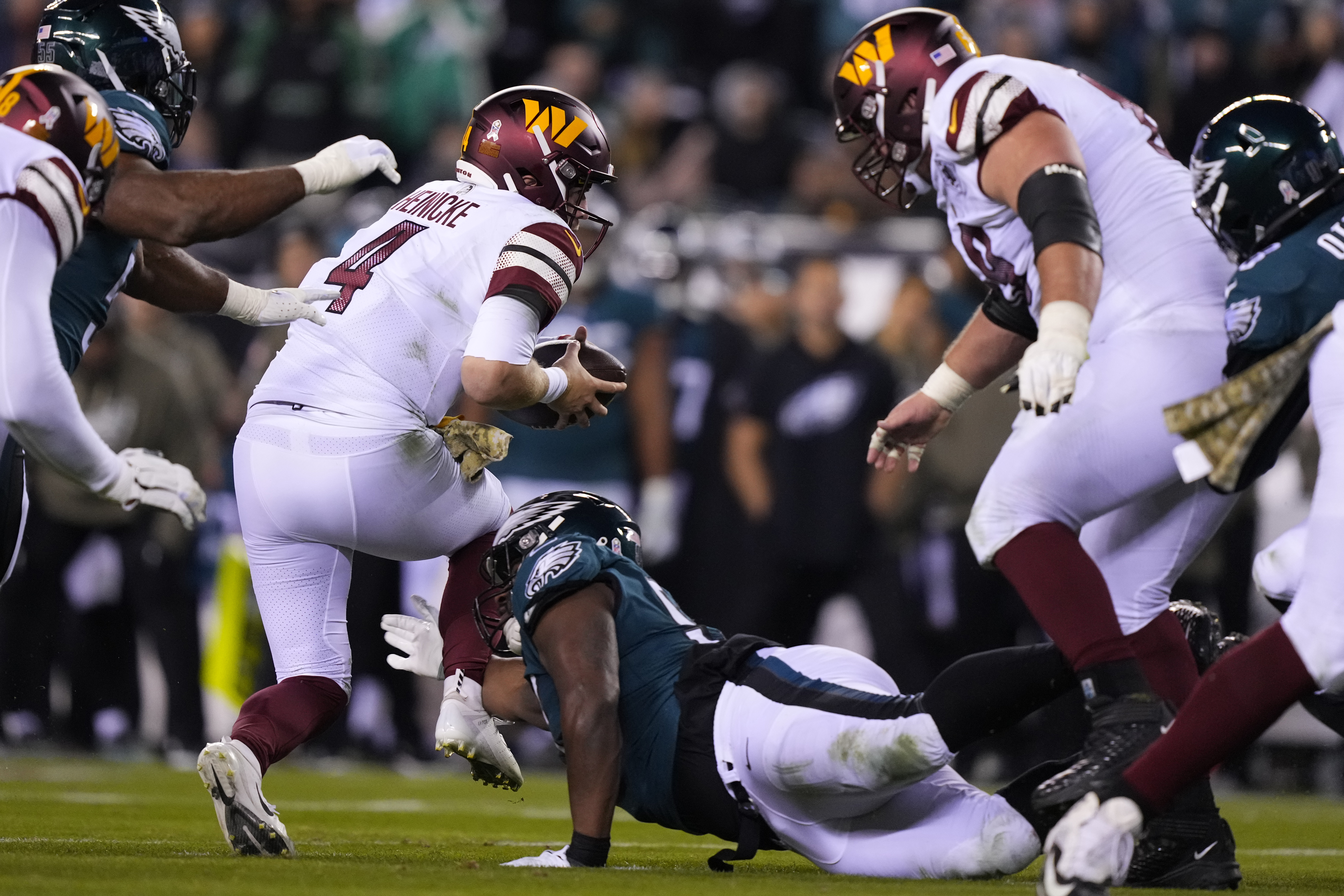 Philadelphia Eagles' bid for undefeated season torpedoed by Commanders, NFL