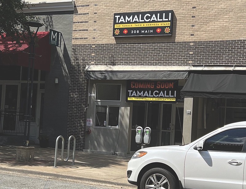Tamalcalli, the Tamale, Taco & Cerveza Stand, 308 Main St., Little Rock, soft-opened on Tuesday. (Arkansas Democrat-Gazette/Eric E. Harrison)