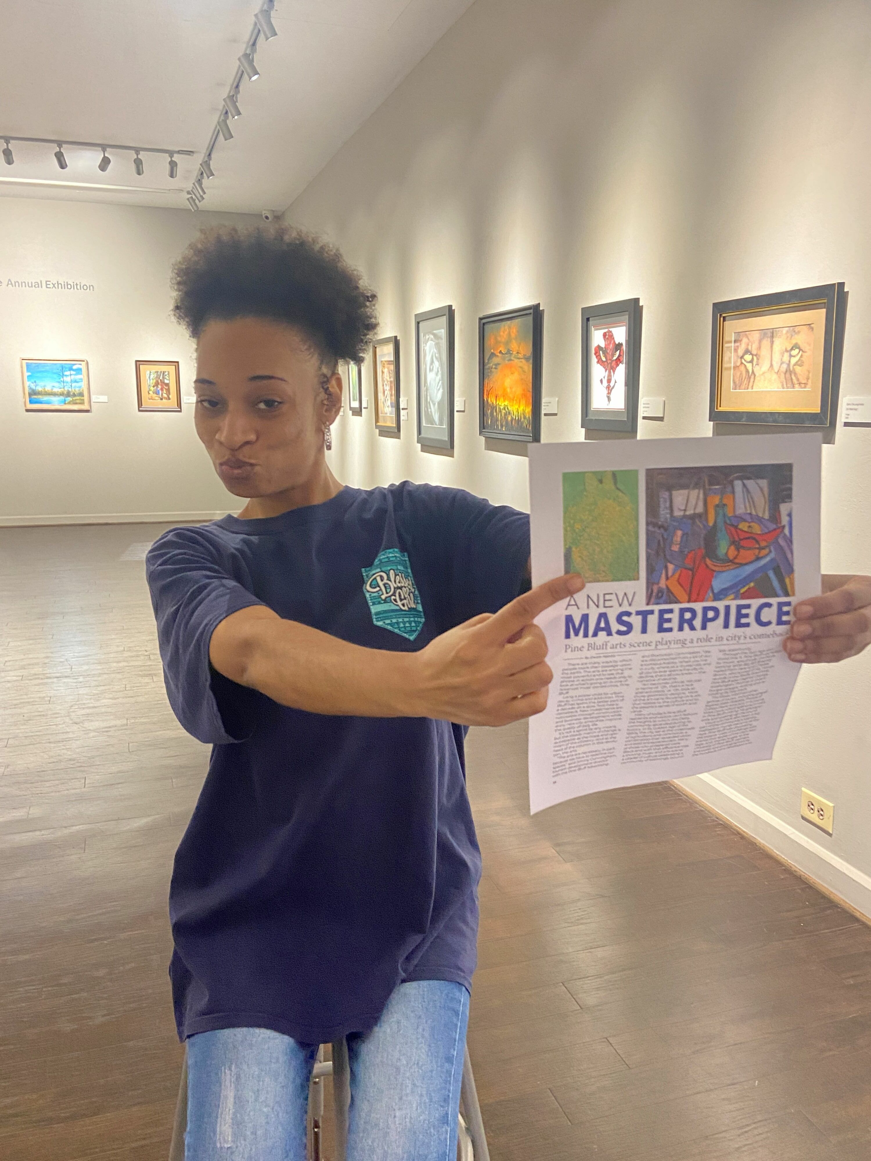 Pine Bluff artist persevering in the face of adversity
