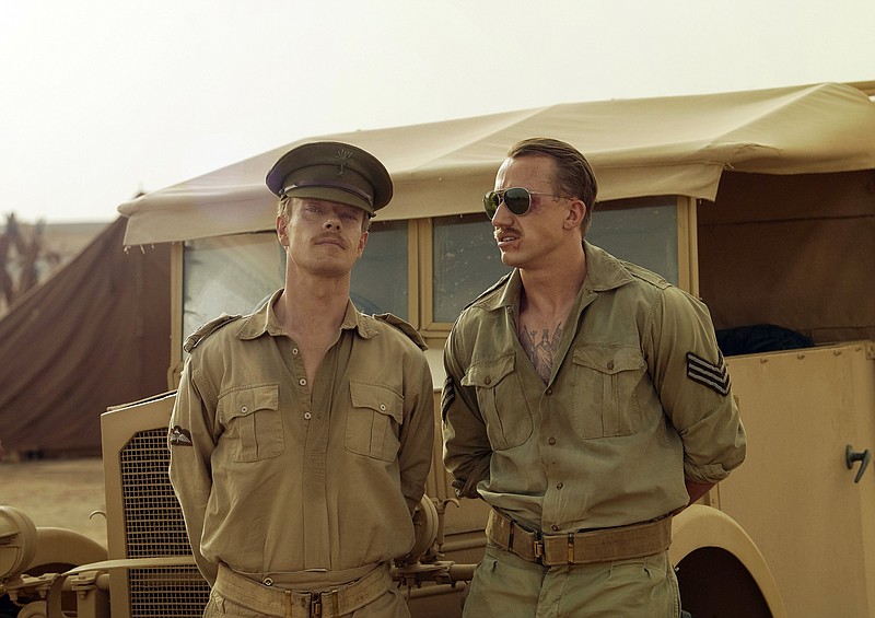 Alfie Allen (left) and Theo Barklem-Biggs star in “Rogue Heroes,” a series about the origin of Britain’s elite Special Air Service. It premiered Nov. 13 on Epix. (Epix via AP)