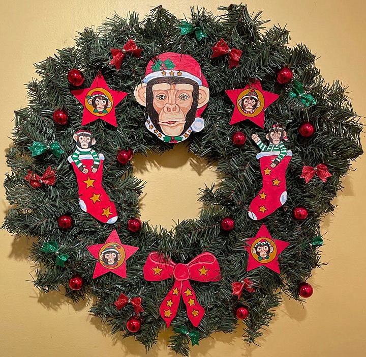 Eureka Springs artist Zeek Taylor will donate this wreath to the Festival of Trees, which will line the Great Room of Parker Hall at Mount Sequoyah. Setup starts on Nov. 27 with open hours to view the holiday display starting at noon Nov. 30.

(Courtesy Photo/Zeek Taylor)