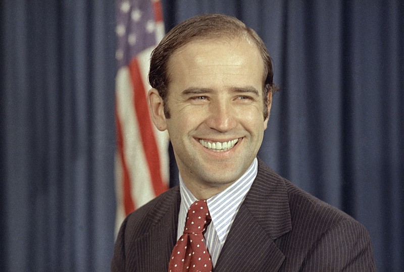 FILE - In this Dec. 13, 1972 file photo, the newly-elected Democratic senator from Delaware, Joe Biden, is shown on Capitol Hill in Washington. President-elect Biden turns 78 on Friday, Nov. 20, 2020. Biden turns 80 on Sunday, Nov. 20. (AP Photo, File)