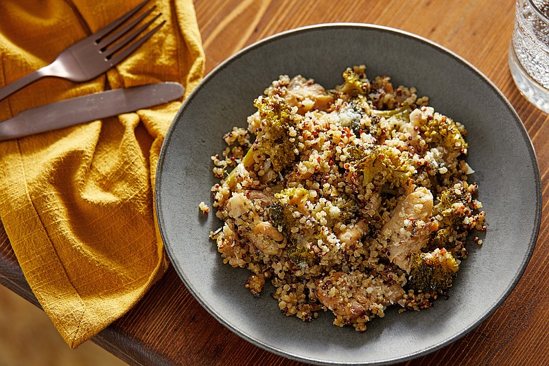 Chicken, Broccoli and Quinoa Bake (For The Washington Post/Tom McCorkle)
