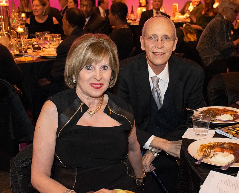 Anne S. Robinson and Adam B. Robinson Jr., longtime supporters and volunteers at the Arts & Science Center for Southeast Arkansas, are shown at Potpourri in 2018. Potpourri 2022 on Dec. 3 is hosted in memory of Anne Robinson, who died in 2021. ASC's Black Box Theater is named in memory of Adam Robinson, who died in 2019. (Special to The Commercial/Arts & Science Center for Southeast Arkansas)