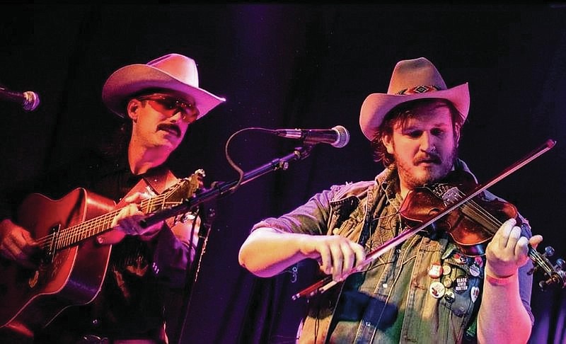 Dylan Earl (left) and Willi Carlisle will perform on Dec. 9 during a winter showcase by Gar Hole Records of Fayetteville. Also playing for the Friday night show will be Jess Harp and Austin Cash. 
(File photo)