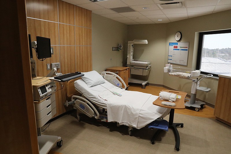 A newly renovated room at CHI St. Vincent Hot Springs' Anthony Childbirth Center is shown in 2019. - File photo by The Sentinel-Record