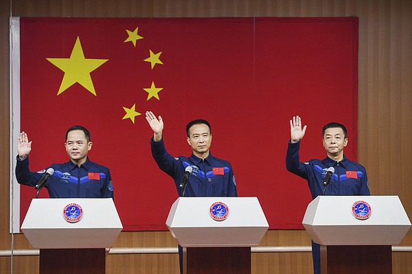 China to send 3 to its space hub - Vimarsana News