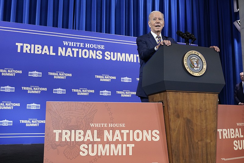 Biden hosts tribal nations summit The Arkansas DemocratGazette