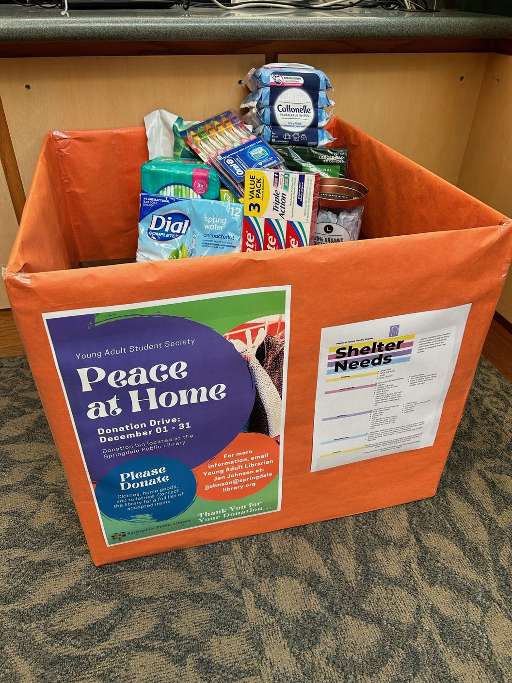 Springdale teenagers organize donation drive for domestic abuse survivors - Vimarsana News