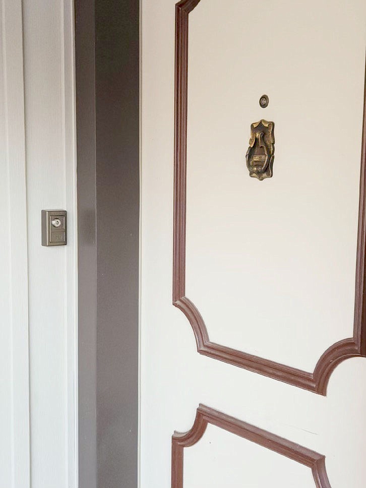 A lockbox (at left) is shown installed next to a resident’s front door in Bella Vista.

(Submitted Photo)