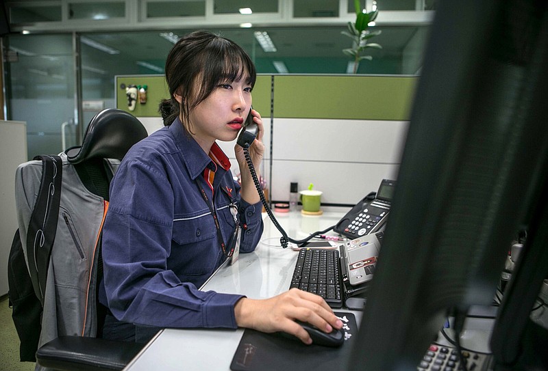 South Koreans are among the world's hardestworking employees, and they're mostly back in the office too. MUST CREDIT: Bloomberg photo by Jean Chung.