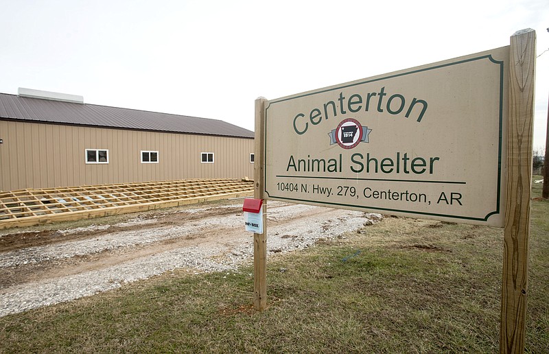 A view of the Centerton Animal Shelter on Jan. 9, 2018. (File Photo/NWA Democrat-Gazette)