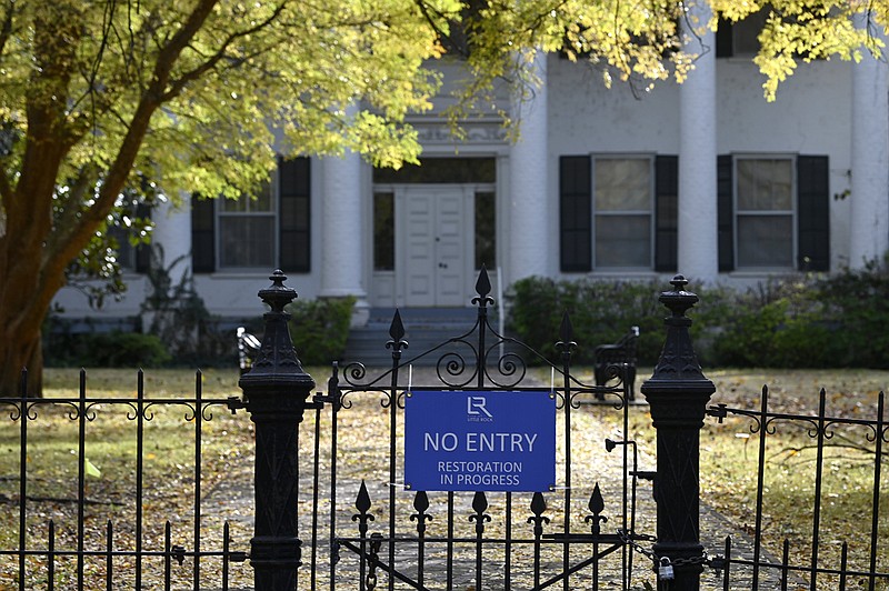 The decaying Pike-Fletcher-Terry House in downtown Little Rock remains vacant and closed to the public while a legal battle continues over funding for the historic property’s restoration.

(Arkansas Democrat-Gazette/Stephen Swofford)