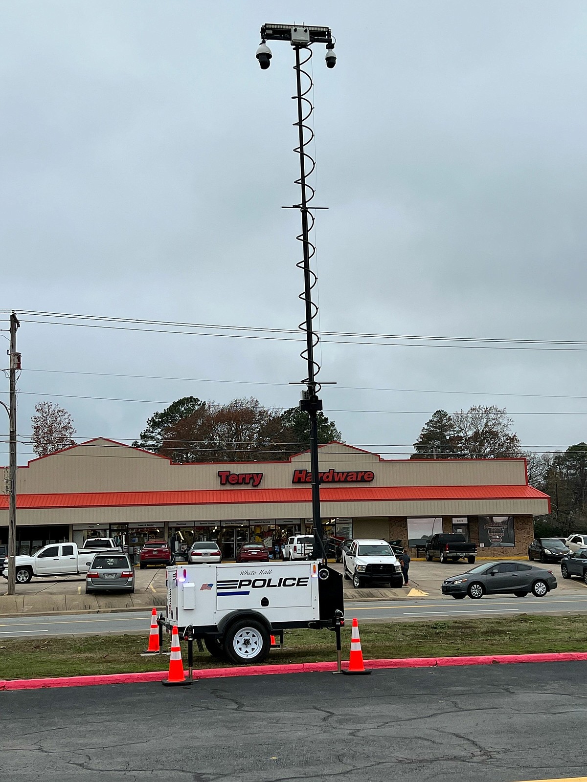 New mobile security camera trailer puts eye on crime in White Hall ...