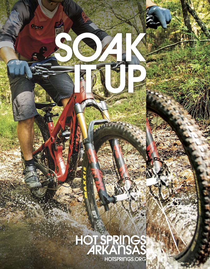 The 2023 advertising campaign for Visit Hot Springs is called Soak It Up, as shown in this promotional image from the new campaign. - Photo submitted
