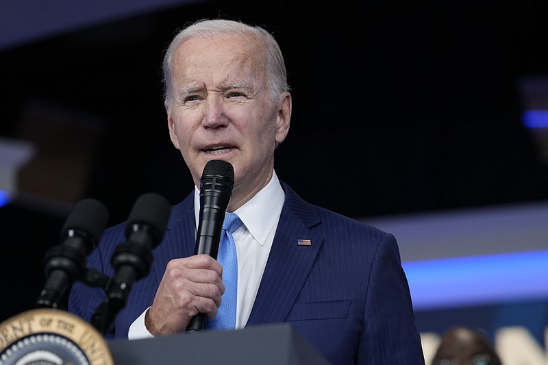 El presidente Joe Biden en un evento en Washington el 8 de diciembre de 2022.  (Foto AP/Susan Walsh)