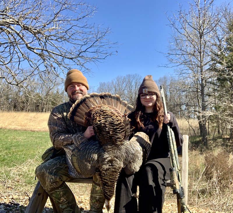 The author’s daughter taking her first turkey was his outdoor highlight for 2022. (Contributed Photo)