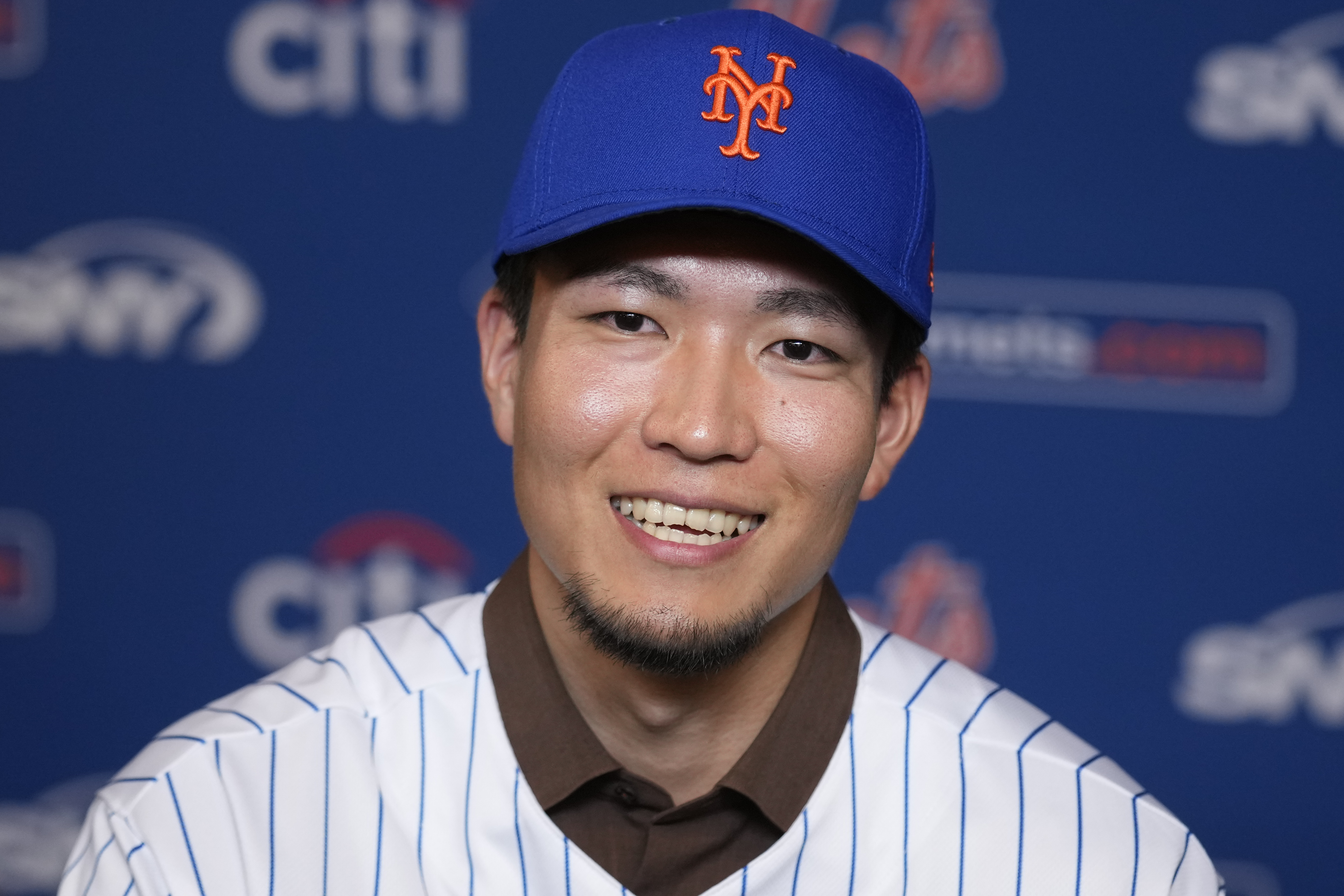 Kodai Senga of the New York Mets poses for a portrait during New