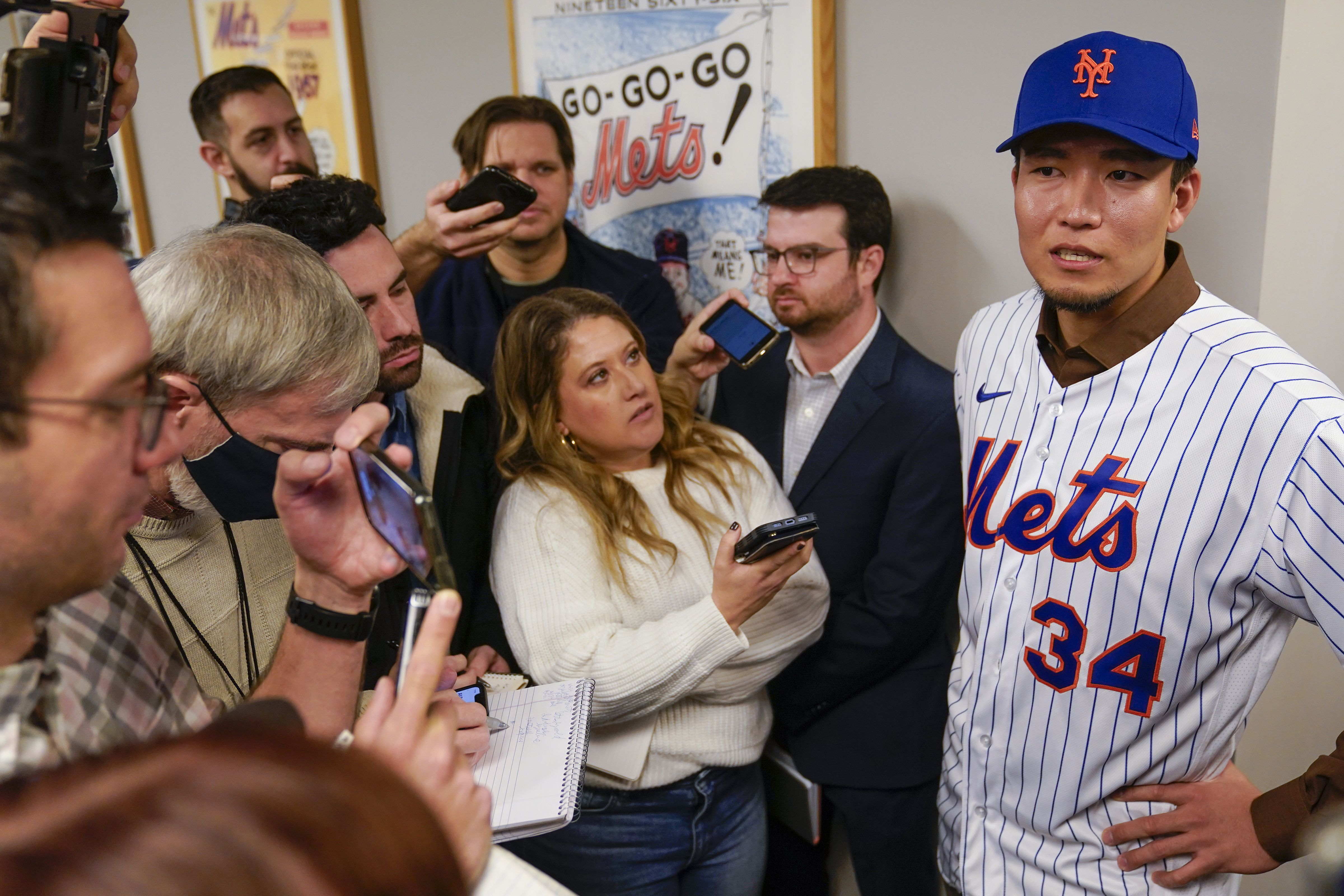 Photo: New York Mets Press Conference for Pitcher Kodai Senga from