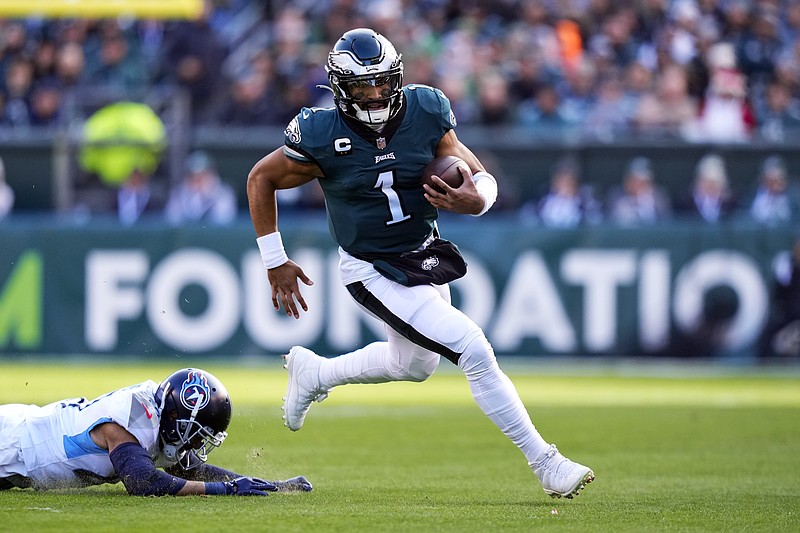 Eagles' Jalen Hurts bounces back from horror Super Bowl play