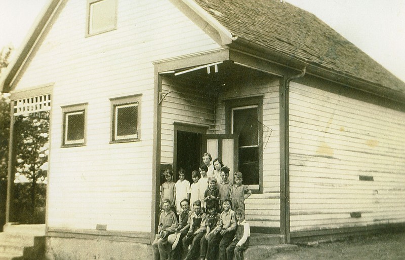 Photo courtesy Kingdom of Callaway Historical Society
A photograph of the Duncan School and students in the 1920's. The Duncan School is featured in the 100 years ago (1922) section.