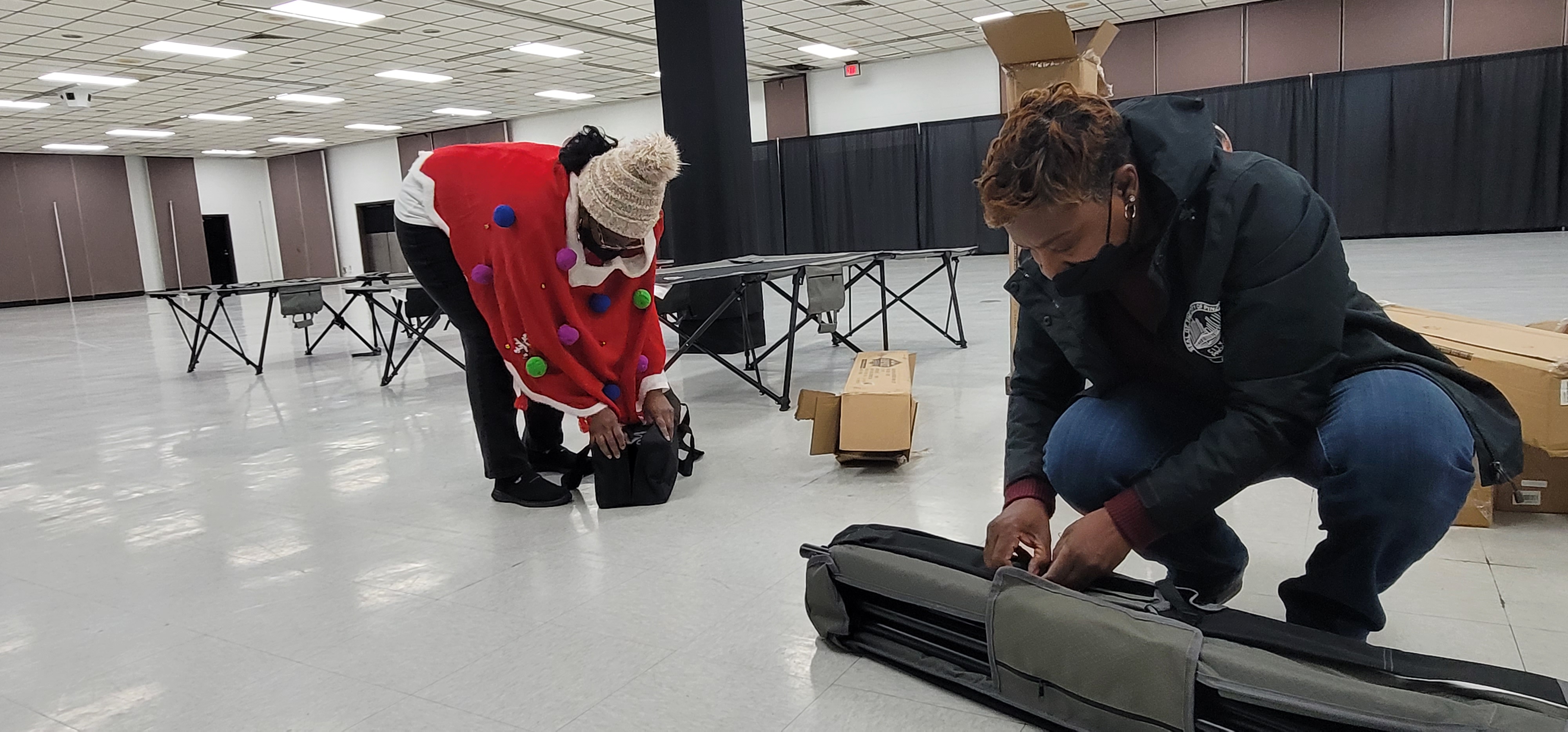 Convention Center open for warming