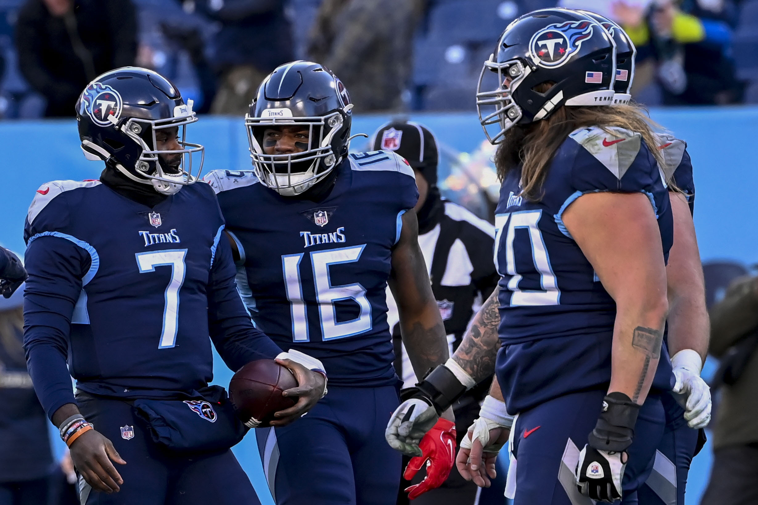 NASHVILLE, TN - DECEMBER 24: Houston Texans quarterback Davis