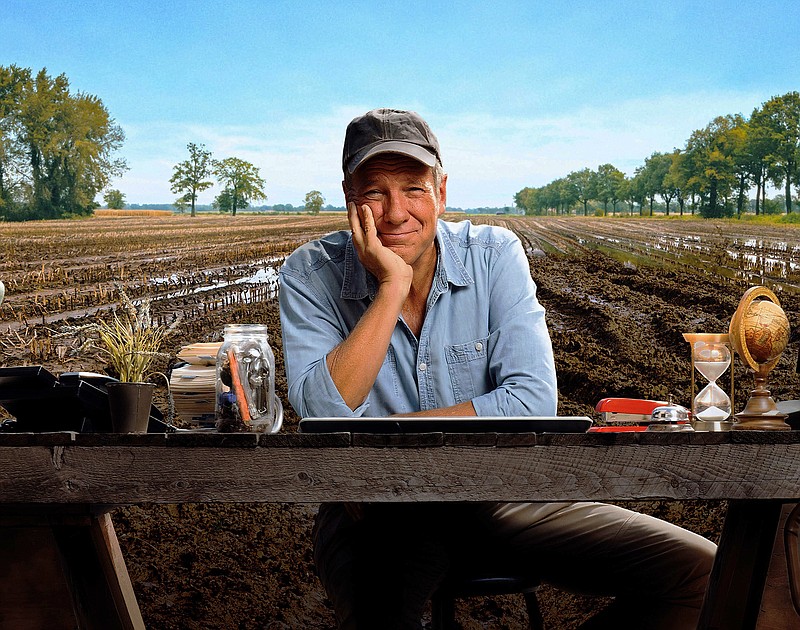 Mike Rowe is host of “Dirty Jobs,” a series airing every Sunday on Discovery and streaming on Discovery+. The man is not afraid of getting dirty. (Discovery Communications via AP)