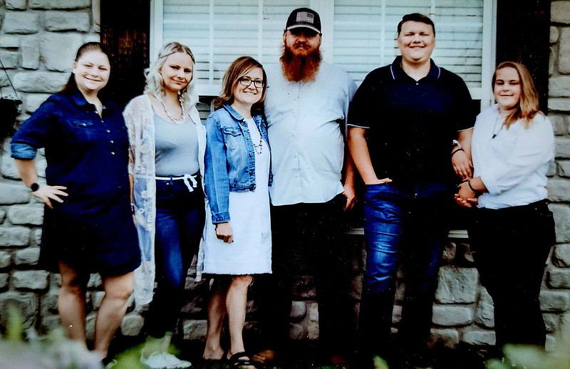 Courtesy photograph
Jessica Grady with husband Christopher Grady and three grown children, Nathaniel Ferguson and his wife, Sarah, and her daughters Katelyn and Lindsey Ferguson.