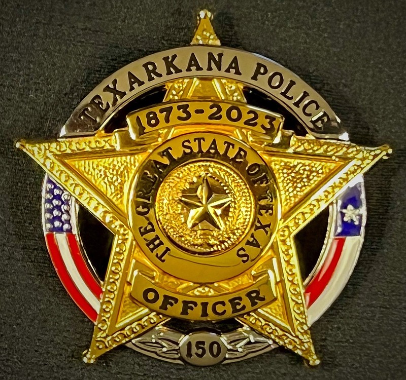 Police badge marks city milestone
