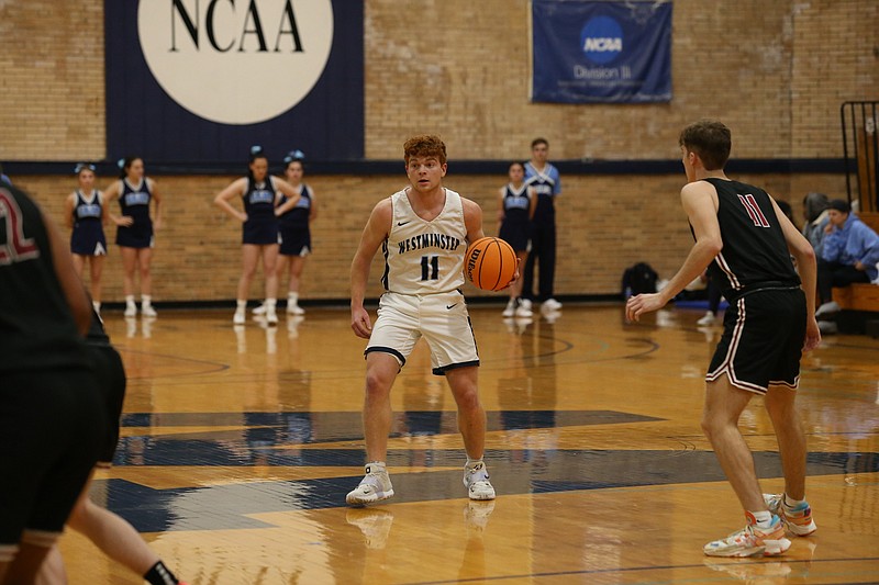 Westminster men’s basketball drops final home nonconference game to