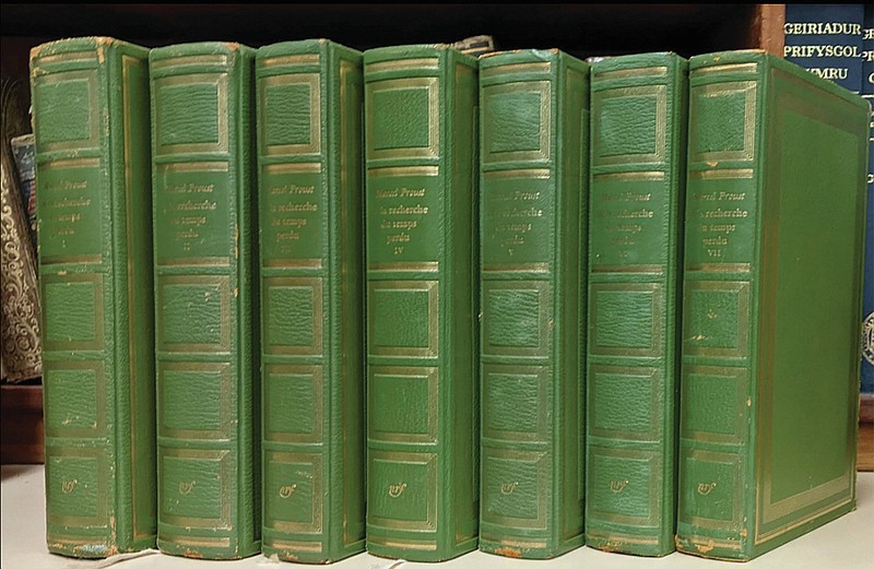 All seven volumes of Proust’s “A la recherche du temps perdu” (Special to the Democrat-Gazette)