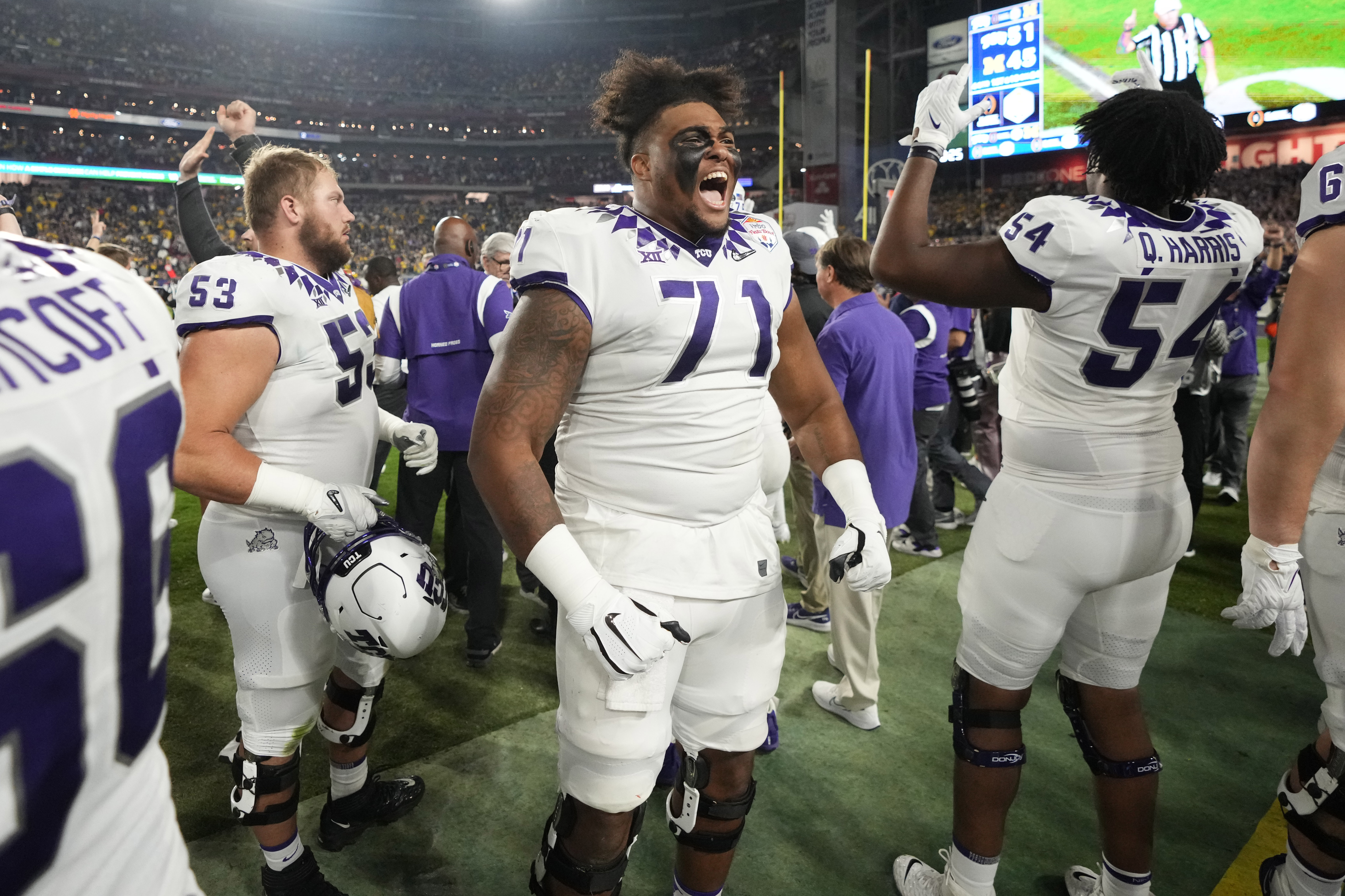 Fiesta Bowl: TCU 51, Michigan 45, College Football Playoff semifinal