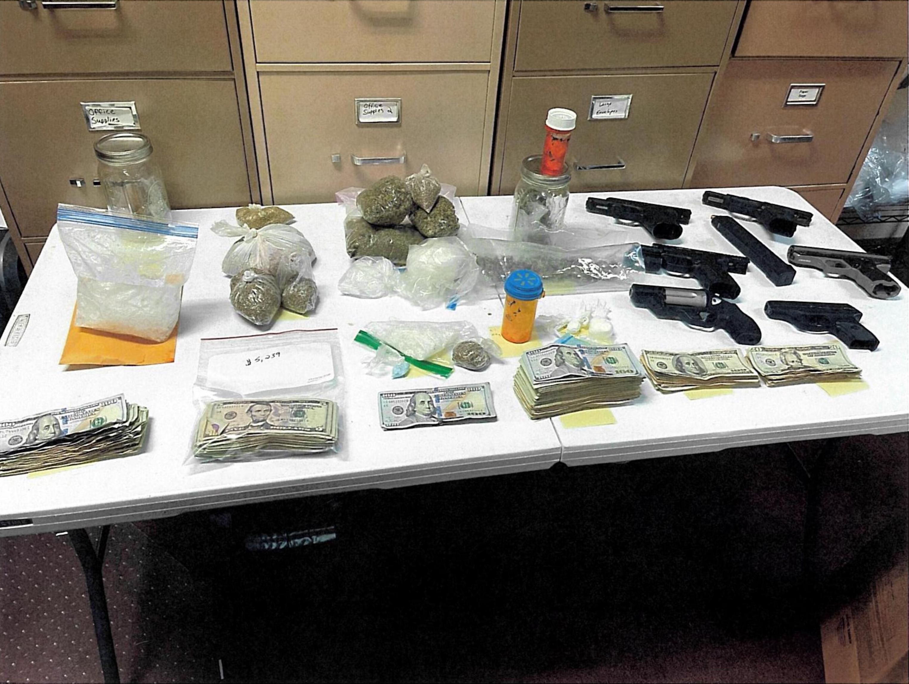 Six arrested in drug bust; $12K, 6 guns seized with drugs - Vimarsana News