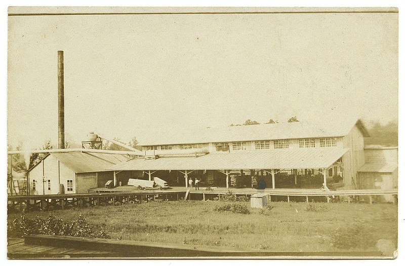 Roseboro, 1908: When Missouri lumber baron Thomas Roseborough took an interest in Arkansas timber, he brought Black and white employees to build the pictured mill in Pike County.