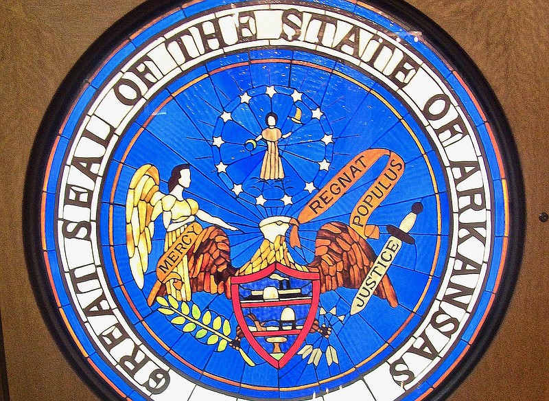 The Great Seal of Arkansas at the State Capitol.
(File Photo/Arkansas Democrat-Gazette)