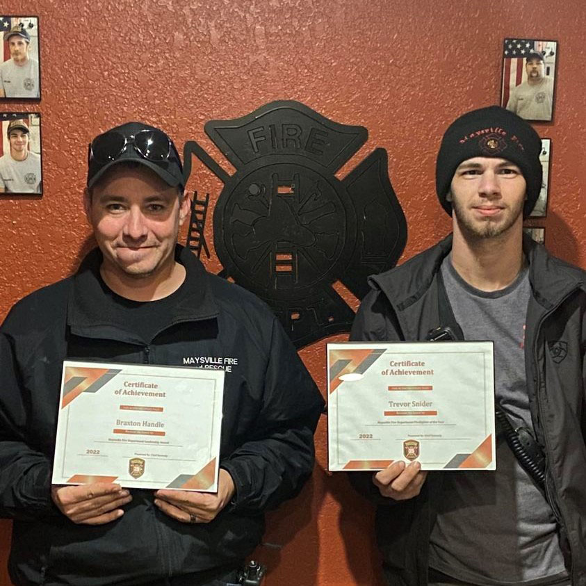 Maysville firefighters honored for outstanding service - Vimarsana News