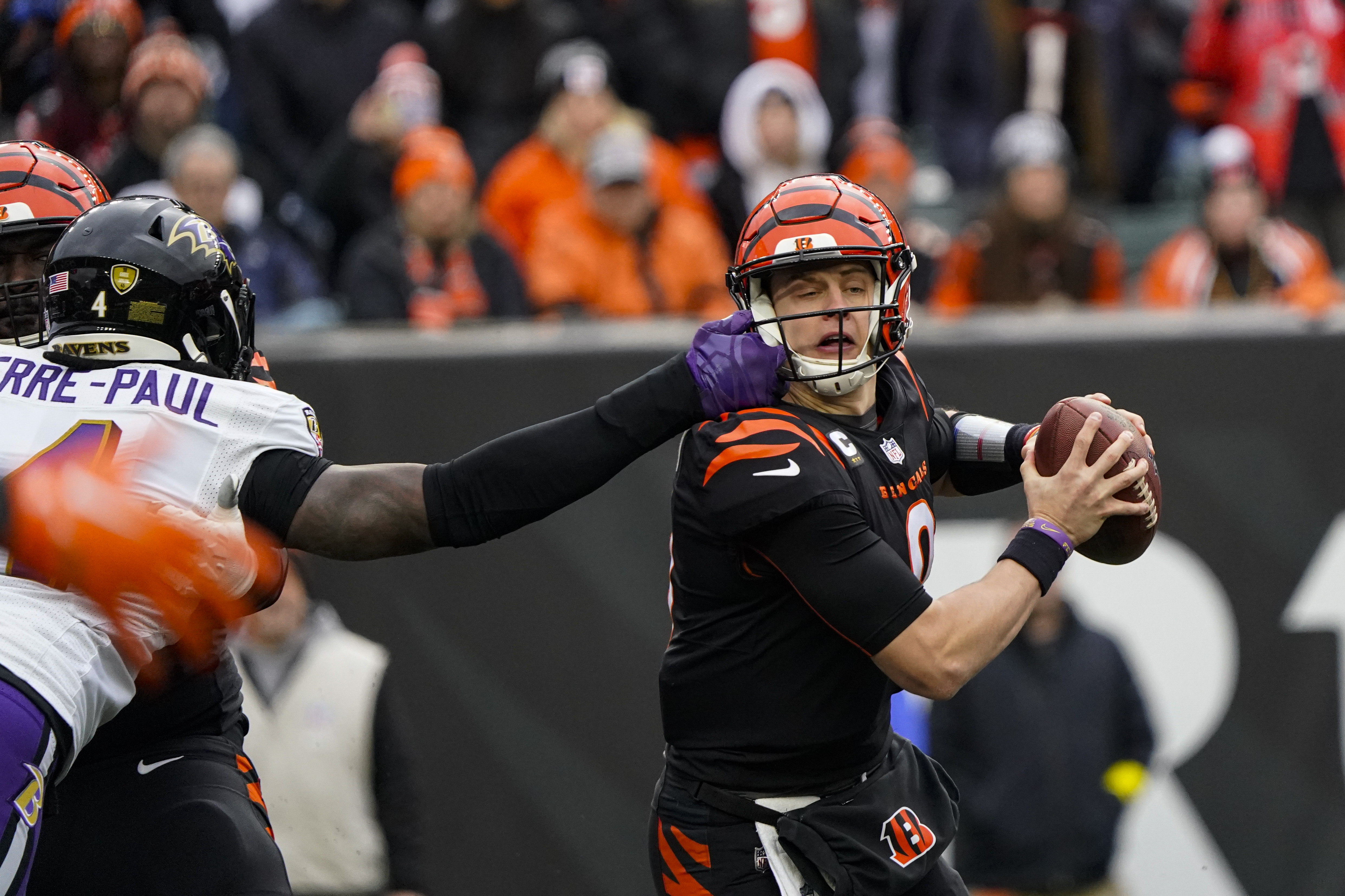 What channel is the Cincinnati Bengals vs. Baltimore Ravens game on?