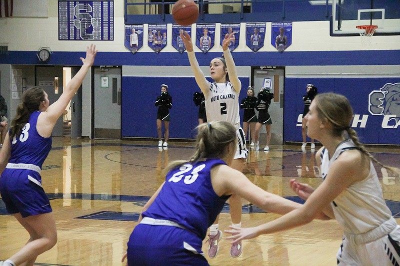 In a close game with a bizarre ending, North Callaway girls basketball
