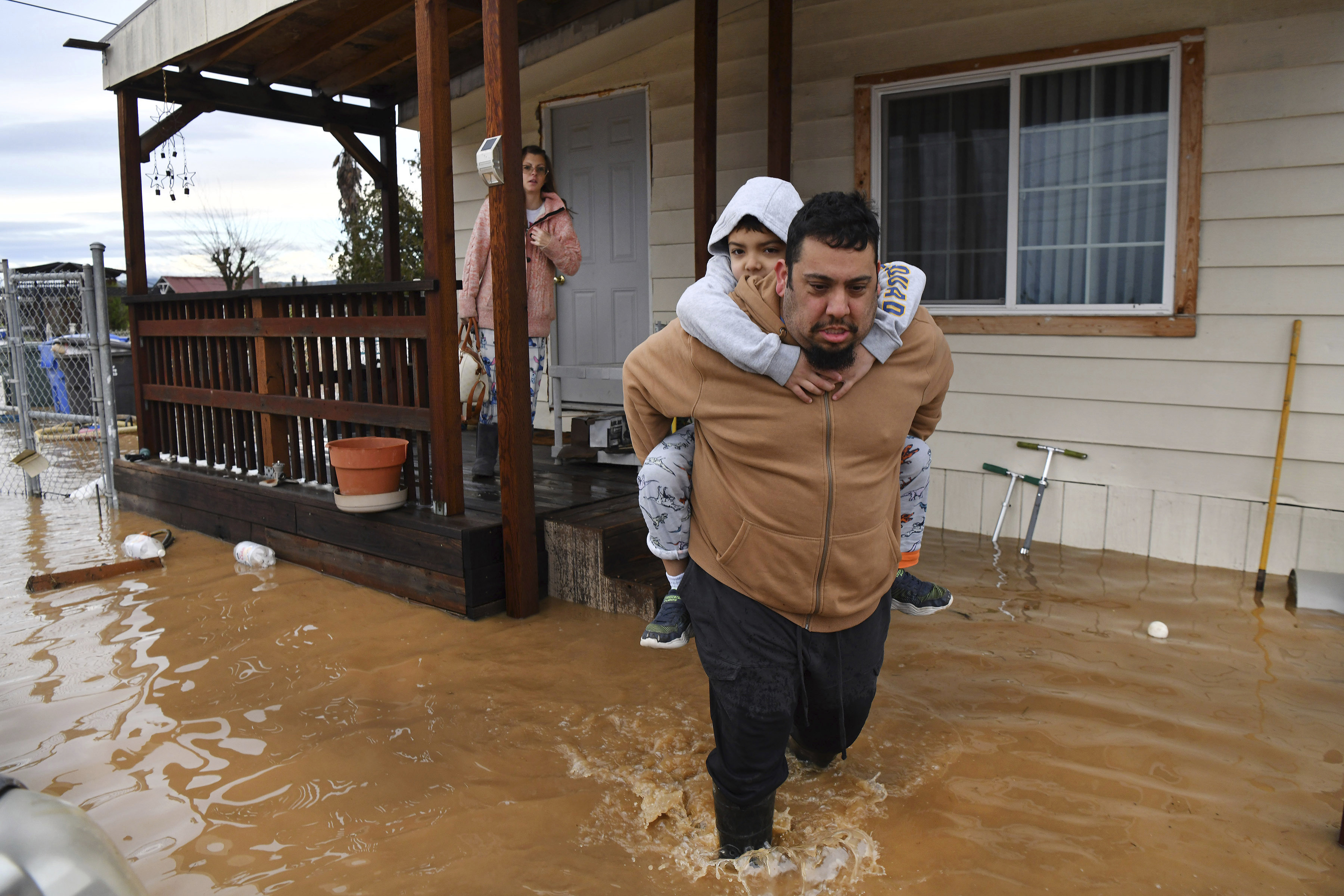 9th atmospheric river hits saturated California